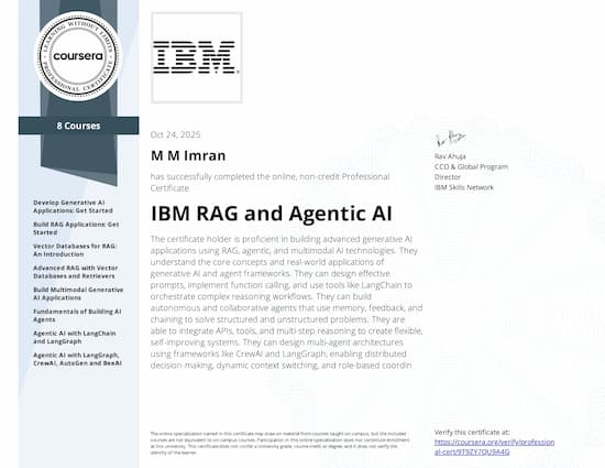 IBM RAG and Agentic AI thumbnail