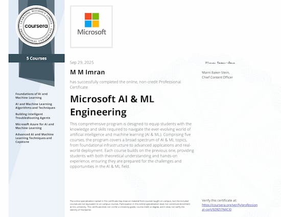 Microsoft AI & ML Engineering thumbnail
