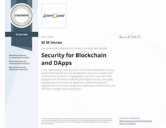 Security for Blockchain and DApps thumbnail