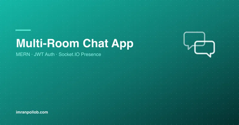 Screenshot of Multi-Room Chat App