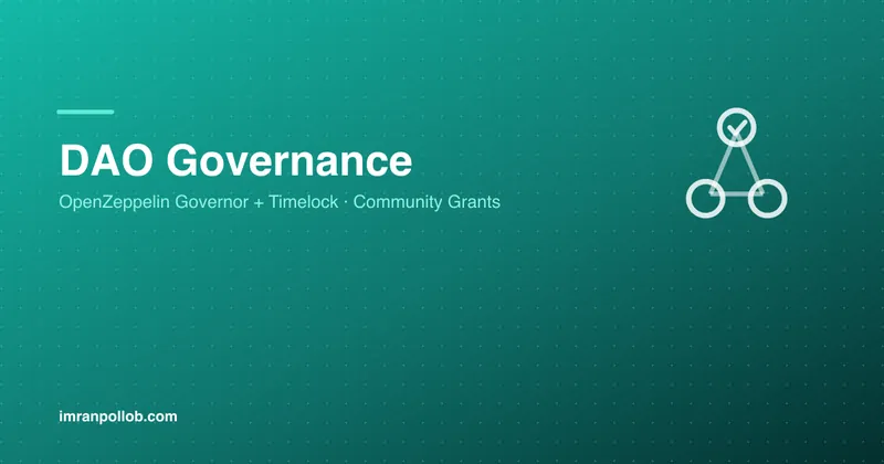 Screenshot of DAO – Community Grants Governance