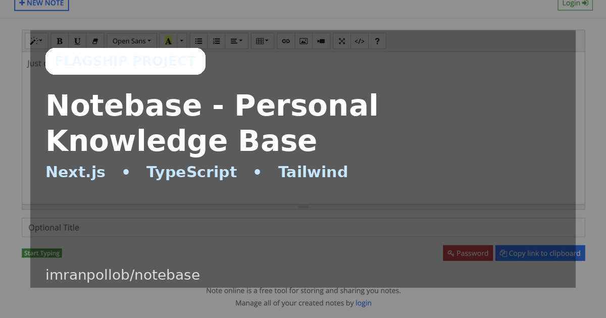 Notebase - Personal Knowledge Base screenshot